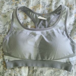 Grey Sports Bra
